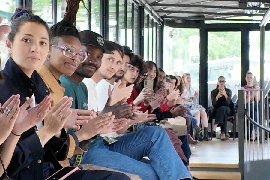Fashion show to the sound of the earth, during Paris Fashion Week (PFW)